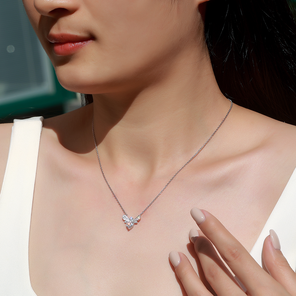 The Honeybee Heart Necklace
