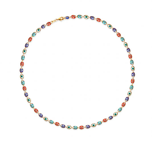 The Full Color Evil Eye Necklace