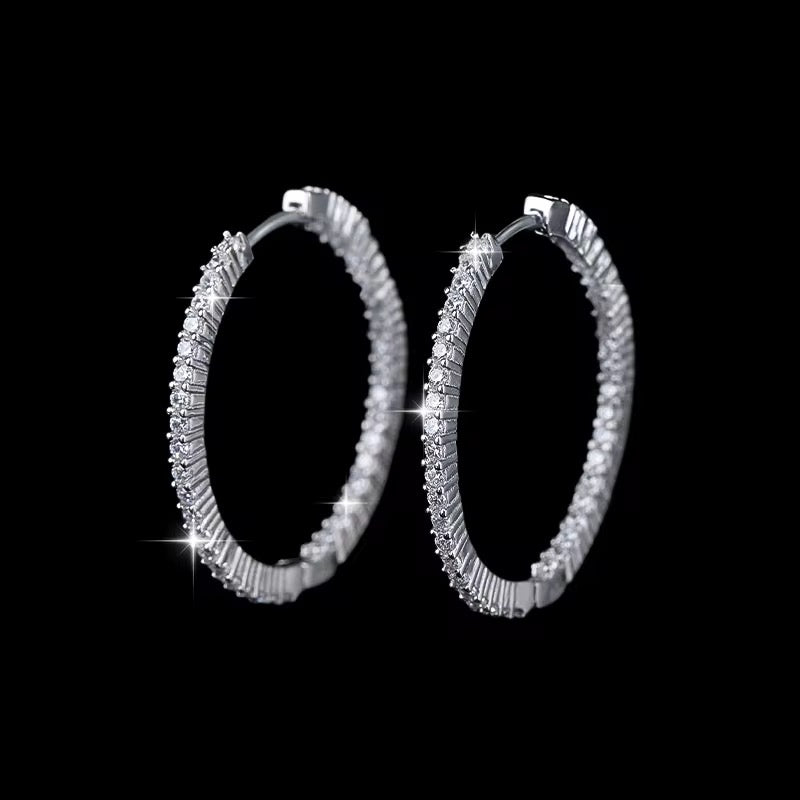 ✨Moissanite Tennis Hoops