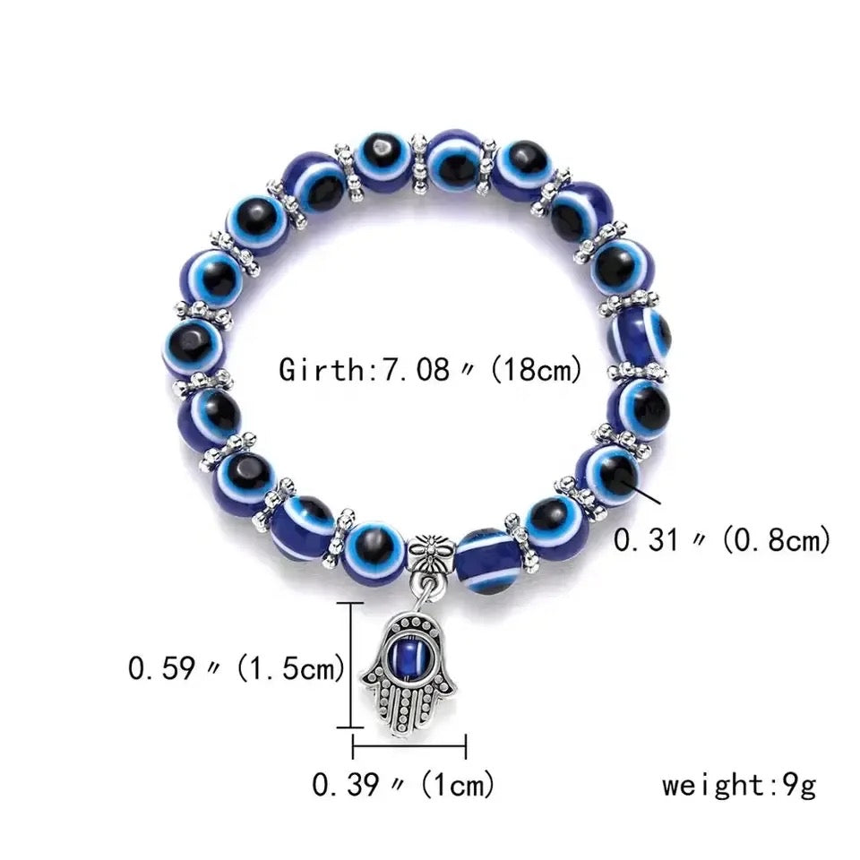 The Evil Eye Beads Bracelet