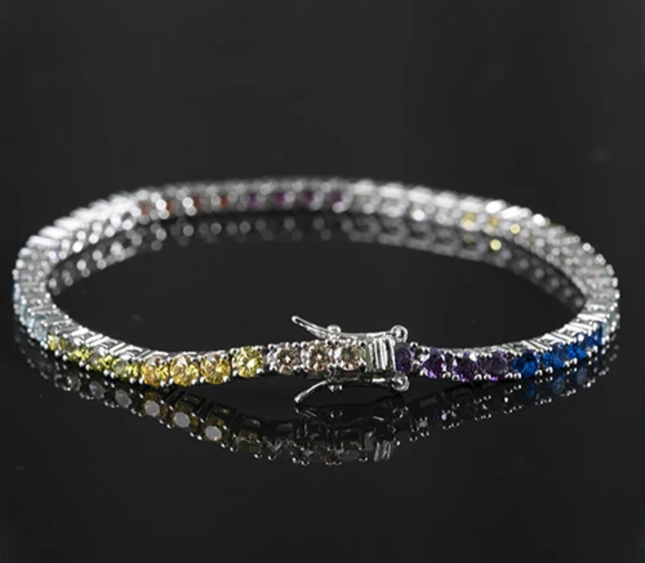 Colorful Tennis Bracelet