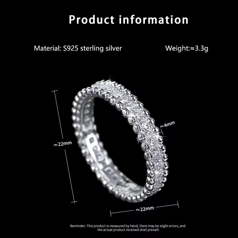 ✨Moissanite Pavé Eternity band