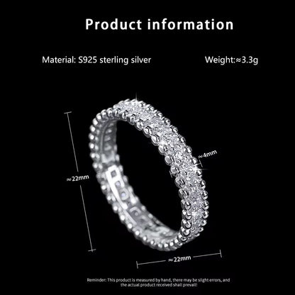 ✨Moissanite Pavé Eternity band