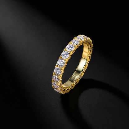The Heart Eternity Moissanite Ring