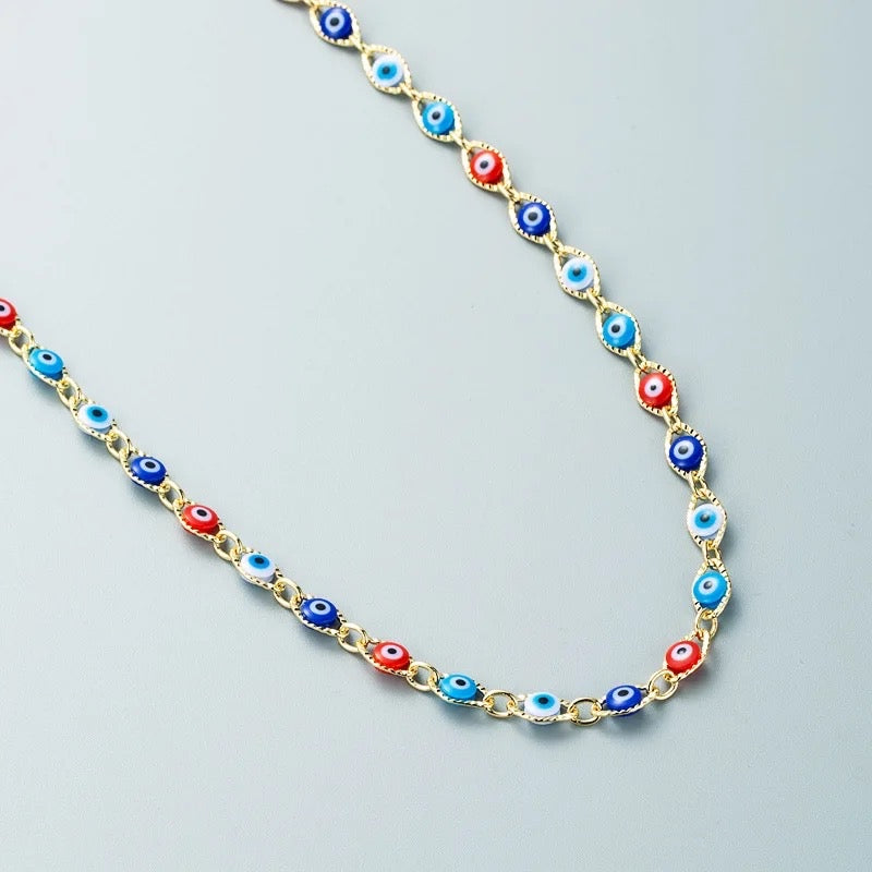 The Full Color Evil Eye Necklace