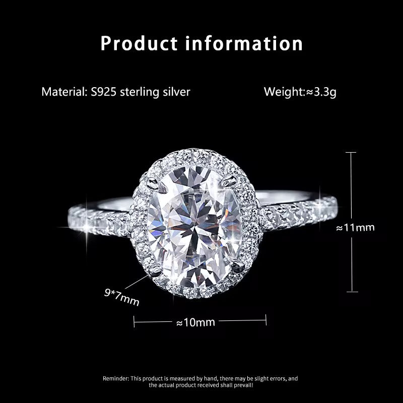 ✨Moissanite Oval Cut Ring