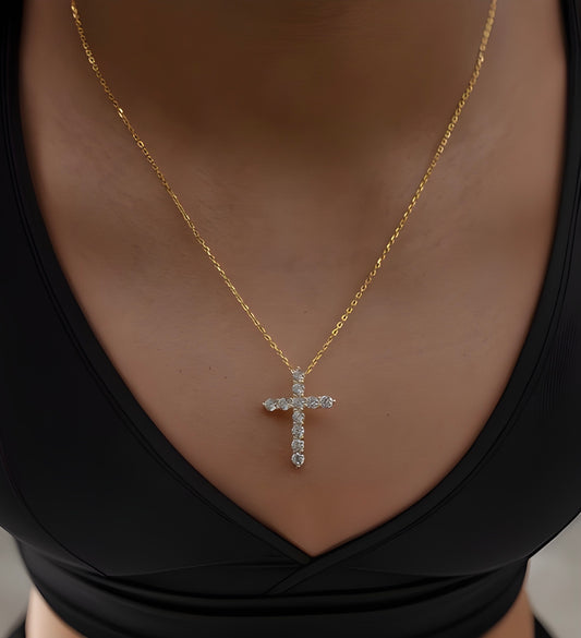 The Pave' Cross Pendant