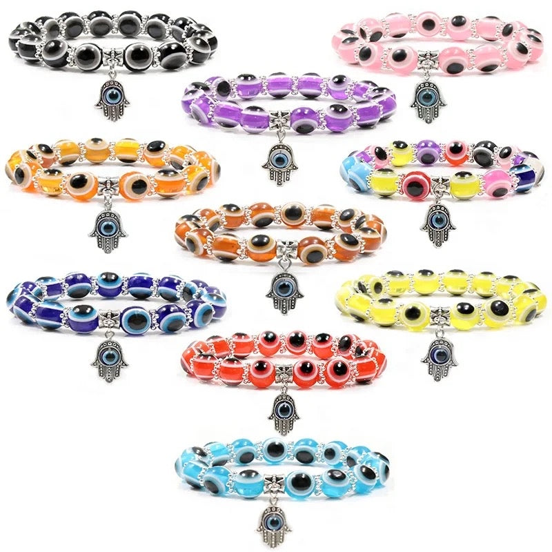 The Evil Eye Beads Bracelet