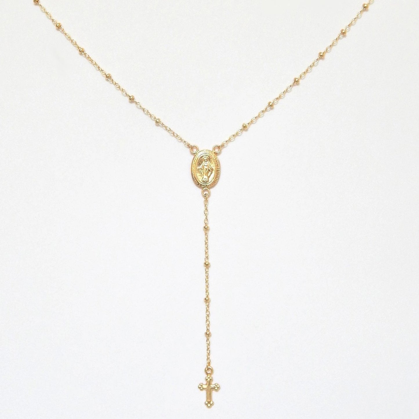 The Mary Rosary Necklace