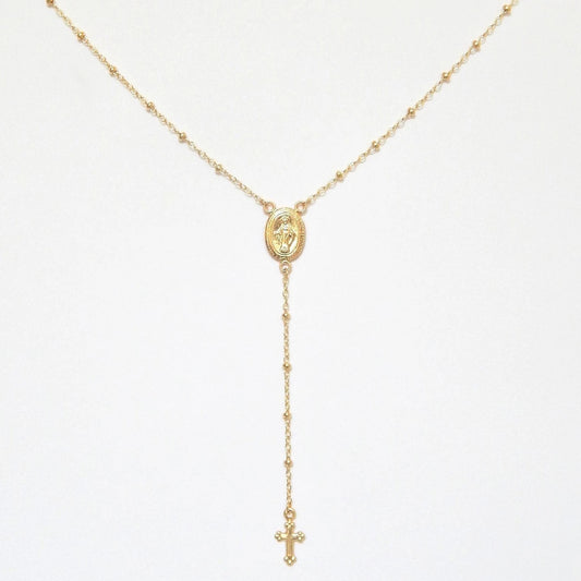 The Mary Rosary Necklace