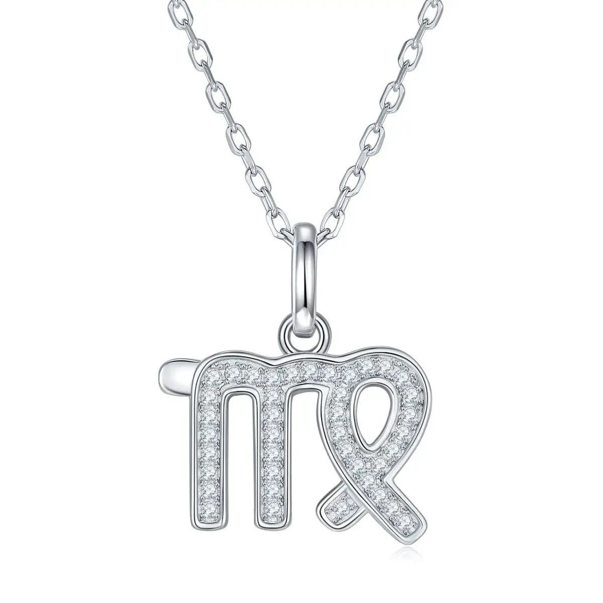 The Moissanite Paved Zodiac Necklace