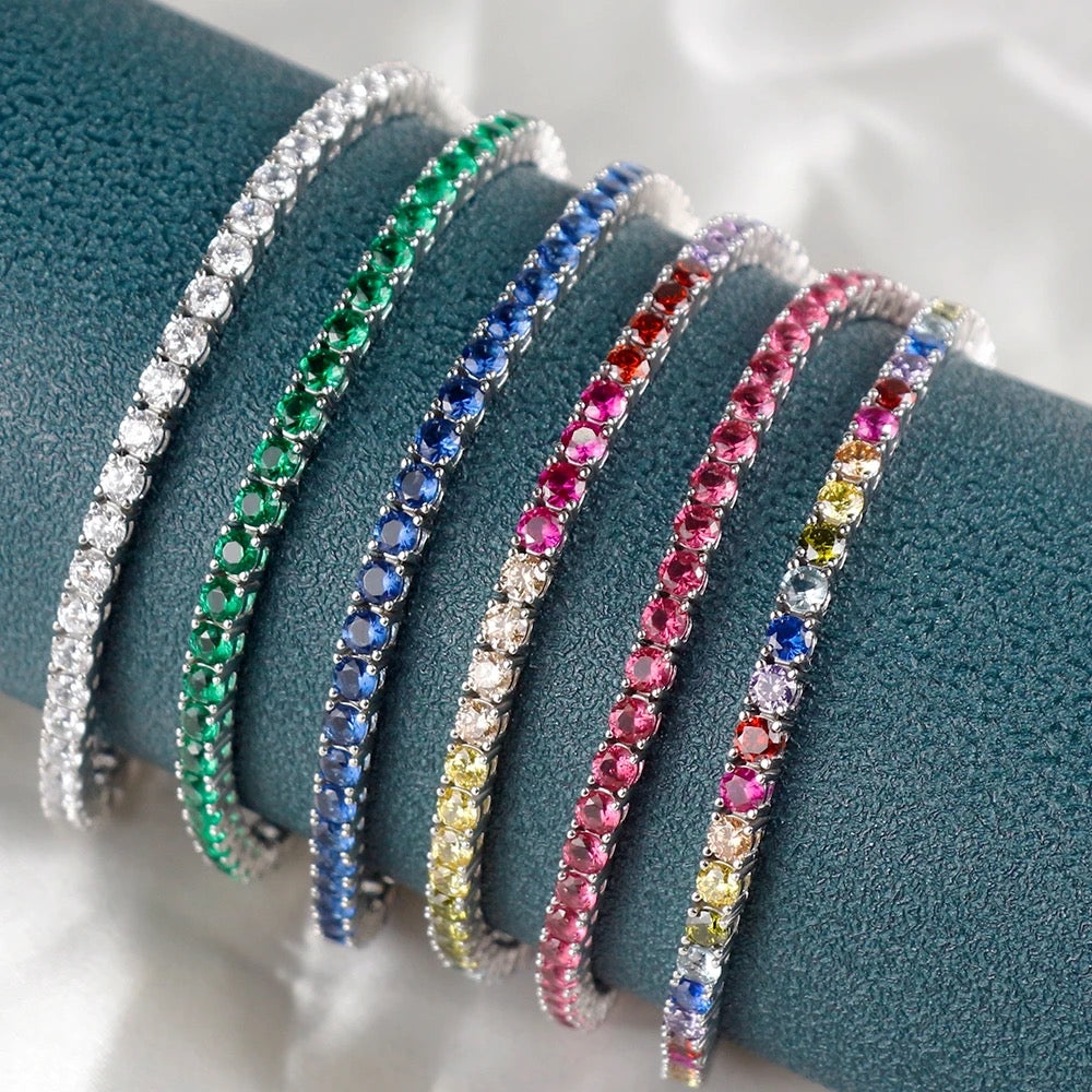 Colorful Tennis Bracelet