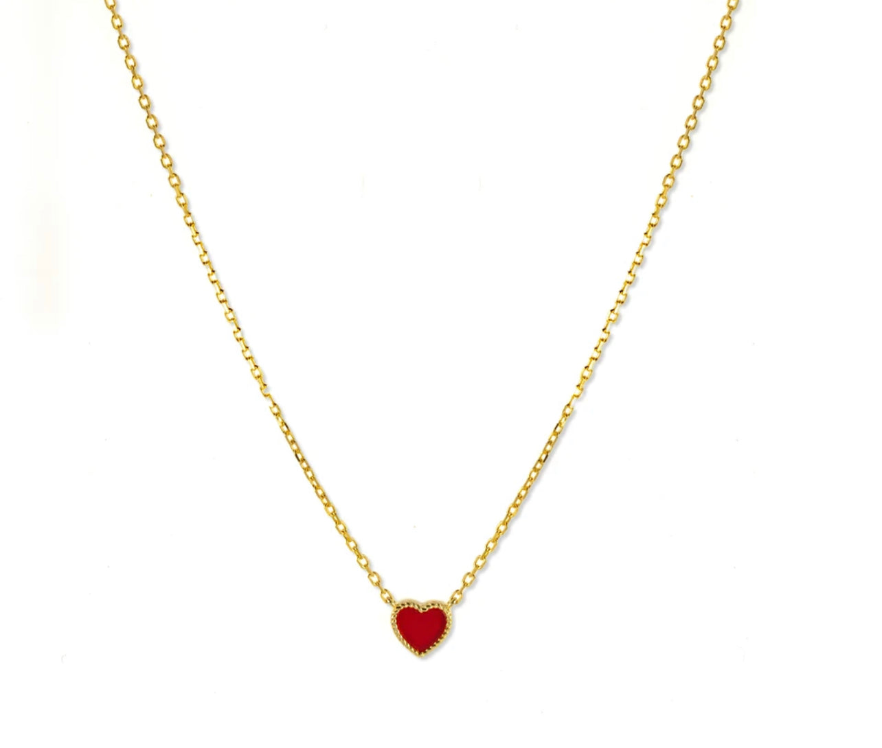 The Red Heart Necklace