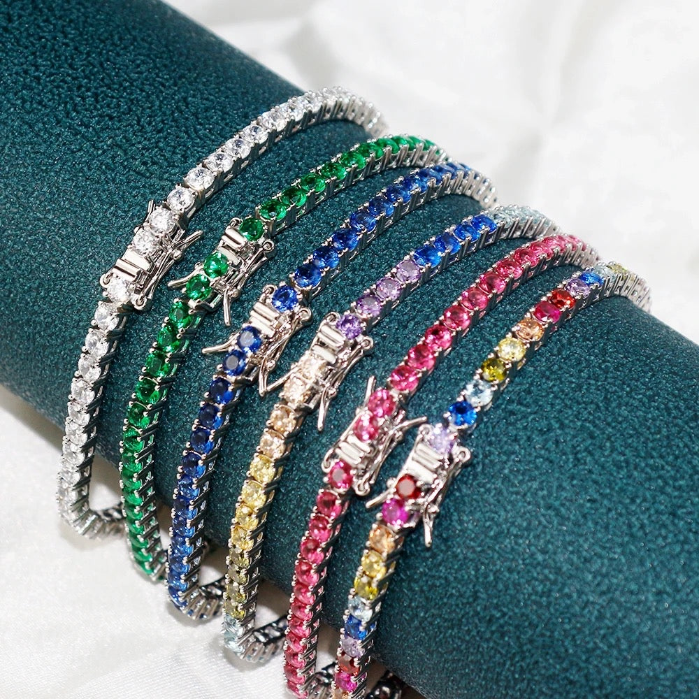 Colorful Tennis Bracelet