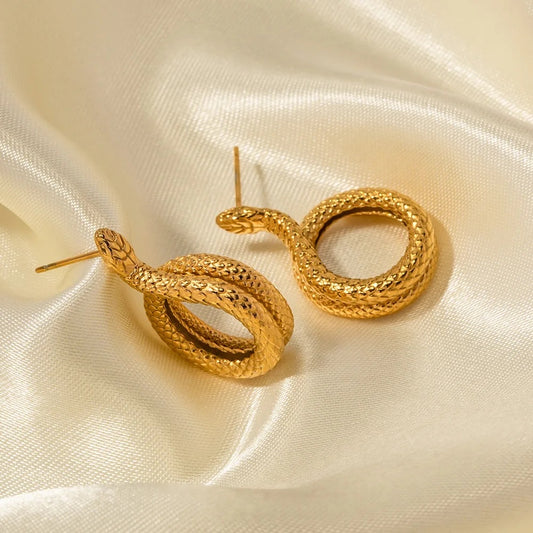 Evil Snake Earrings