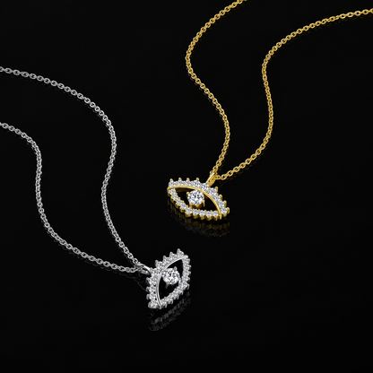 The Evil Eye Moissanite Necklace