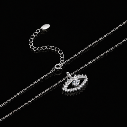 The Evil Eye Moissanite Necklace