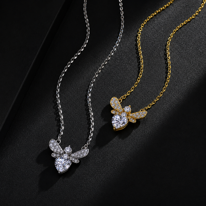 The Honeybee Heart Necklace