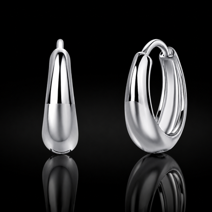 The Classic Teardrop Hoops