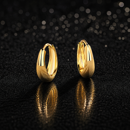 The Classic Teardrop Hoops
