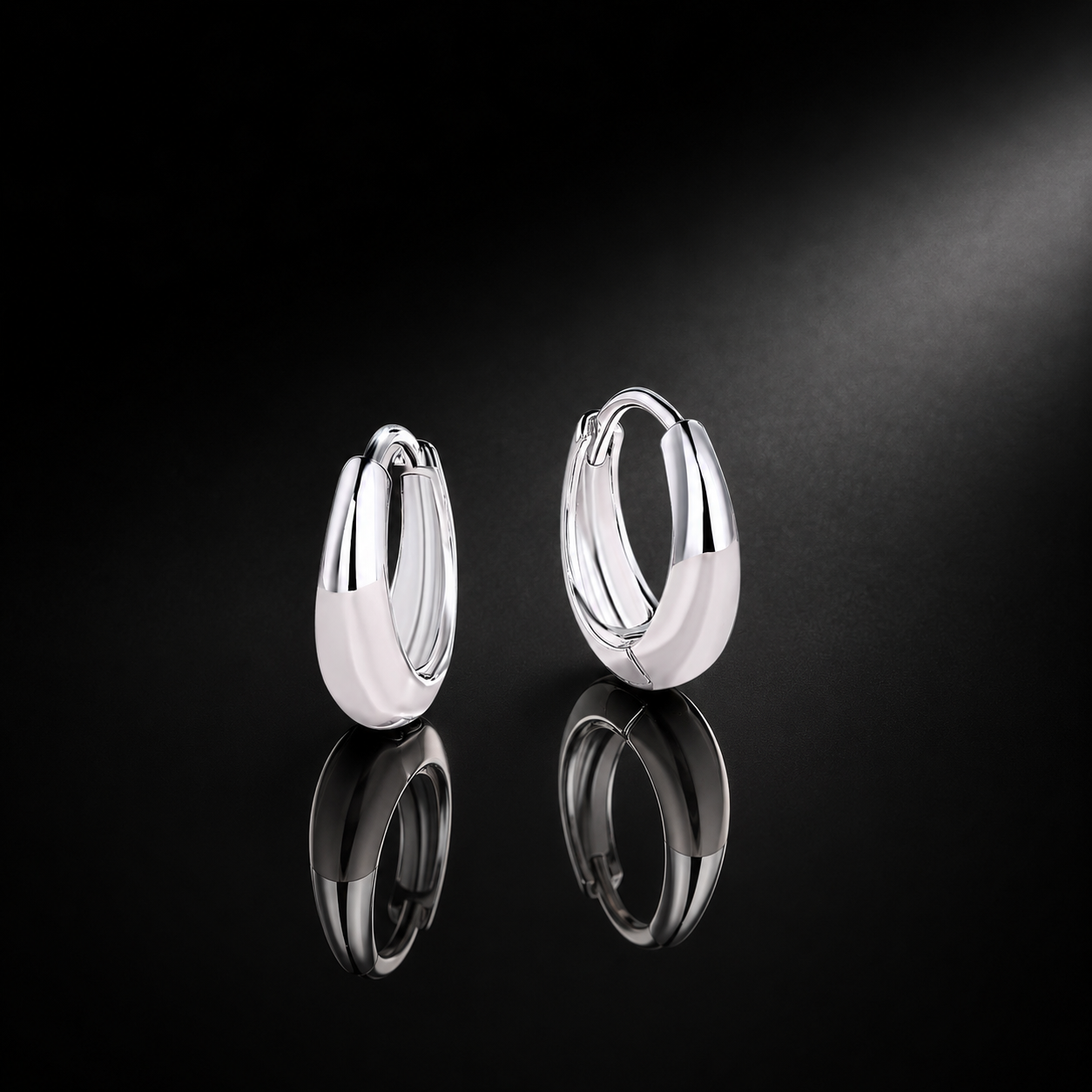The Classic Teardrop Hoops