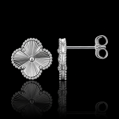 The Radiant Clover Stud Earrings