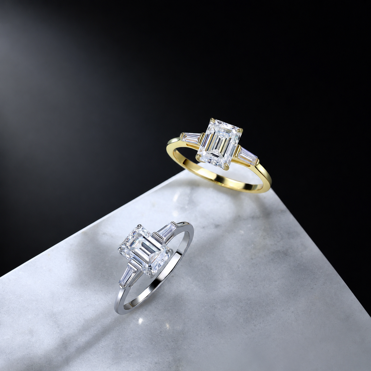 The Emerald-Cut Engagement Ring