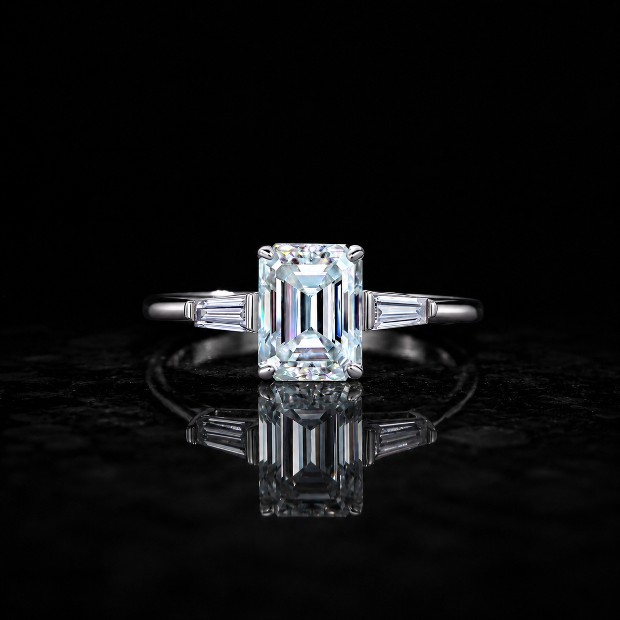 The Emerald-Cut Engagement Ring