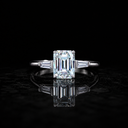 The Emerald-Cut Engagement Ring