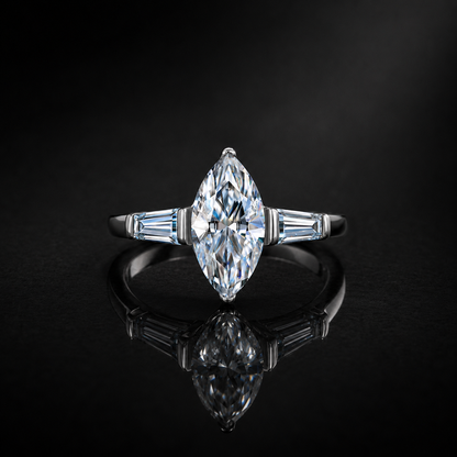 The Marquise-Cut Engagement Ring
