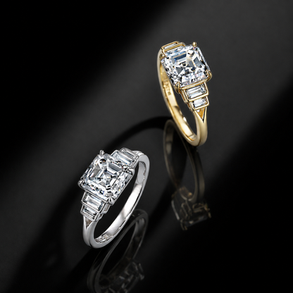 The Asscher-Cut Engagement Ring