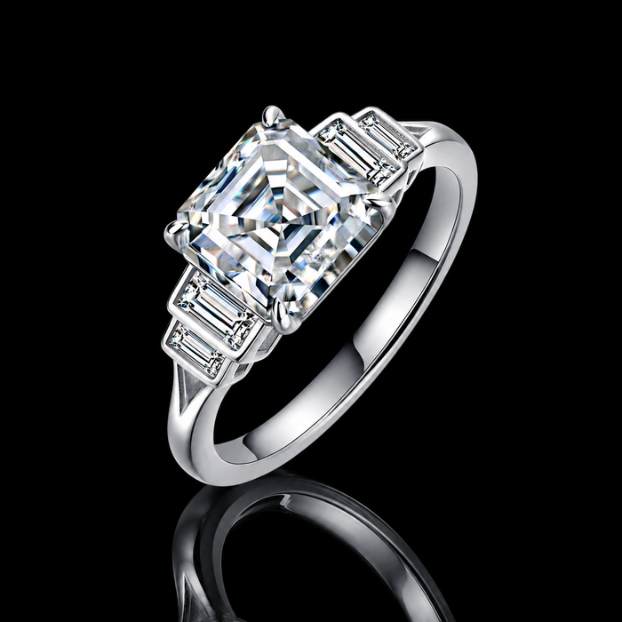 The Asscher-Cut Engagement Ring