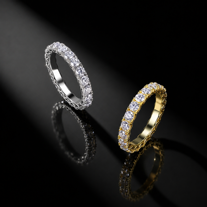 The Heart Eternity Moissanite Ring