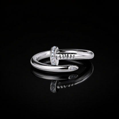 The Nail Wrap Moissanite Ring