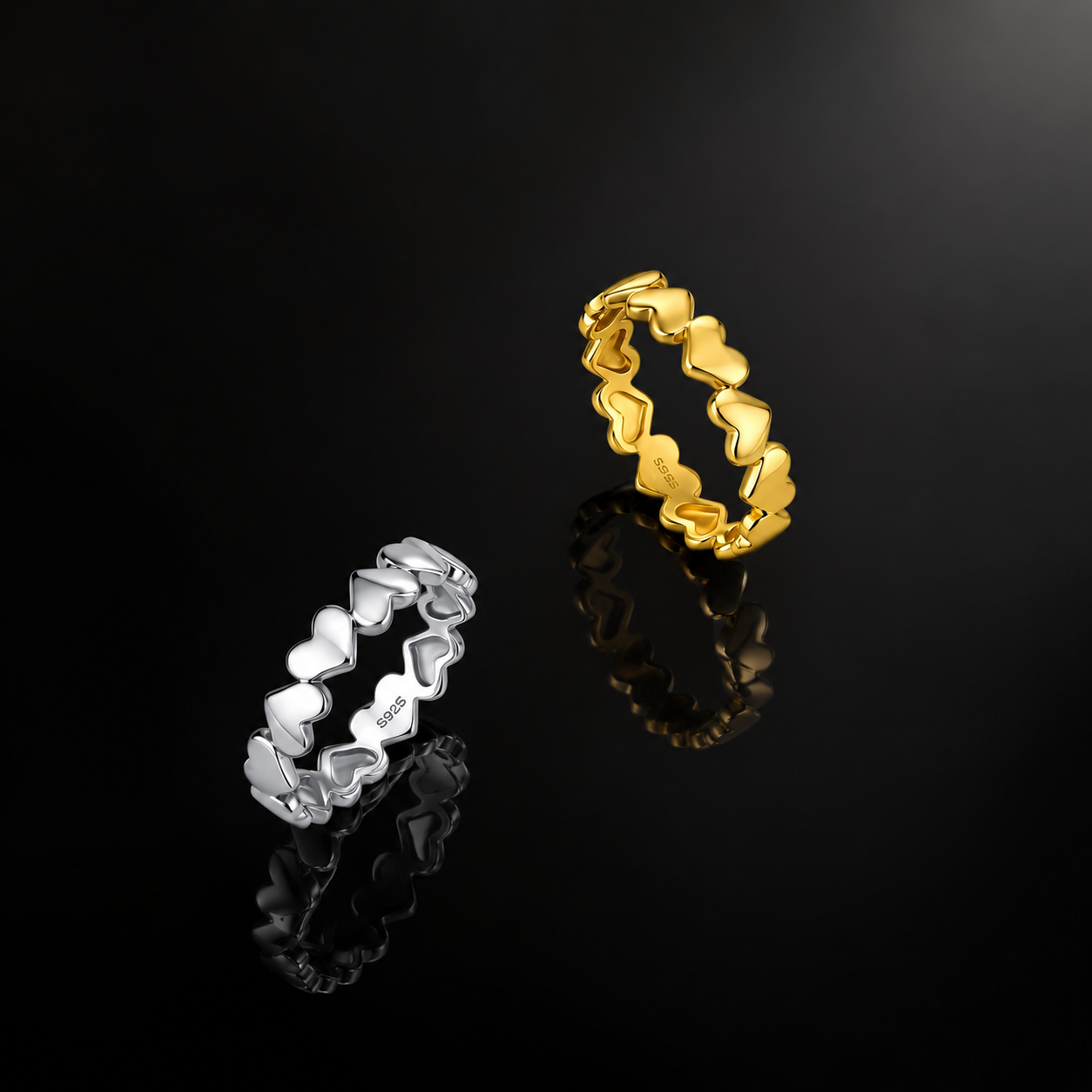 The Heart Link Band Ring