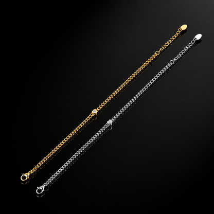 The Heart Link Moissanite Bracelet