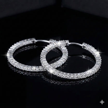 ✨Moissanite Tennis Hoops