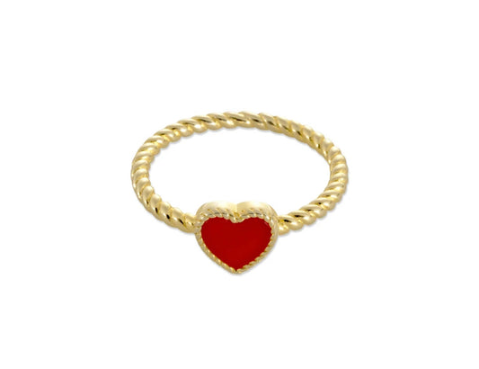 The Red Heart Cordage Ring