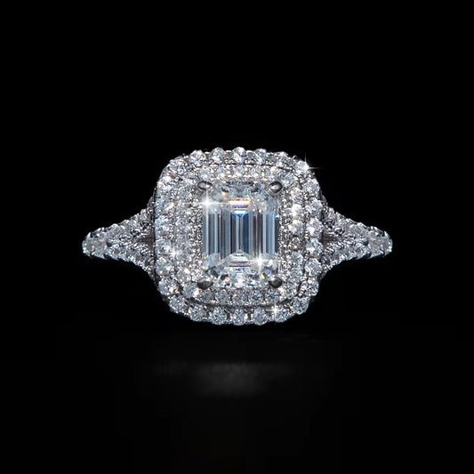 ✨Moissanite Emerald Cut Ring