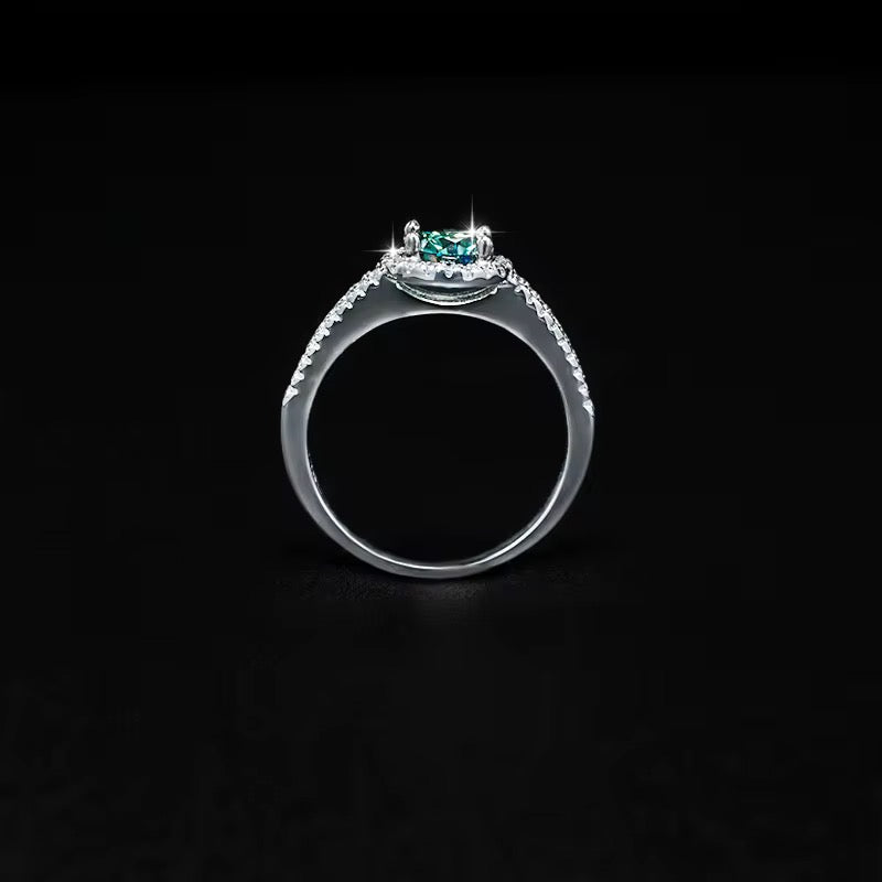 ✨Moissanite Double Row Round Ring