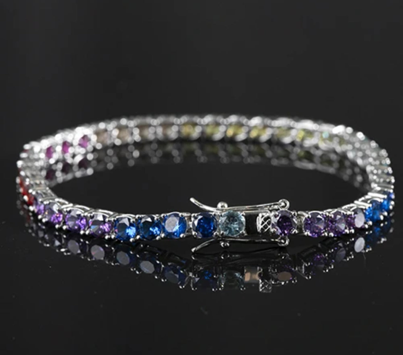 Colorful Tennis Bracelet