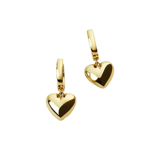 The Hoop Earring Heart Charm