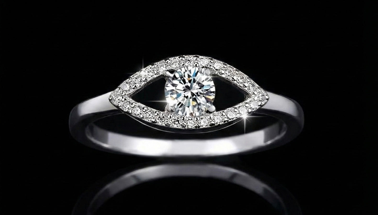 ✨Moissanite Evil Eye Ring