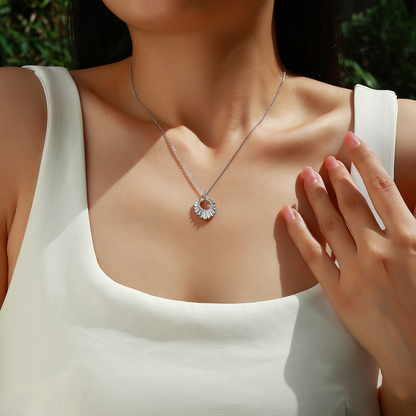 The Sunburst Moissanite Necklace