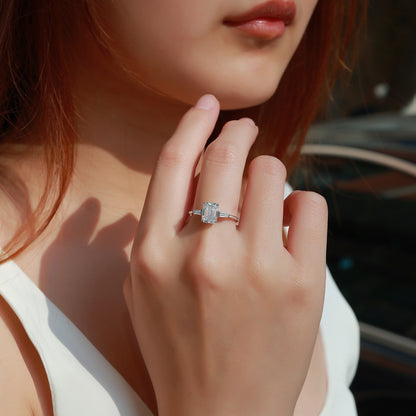 The Emerald-Cut Engagement Ring