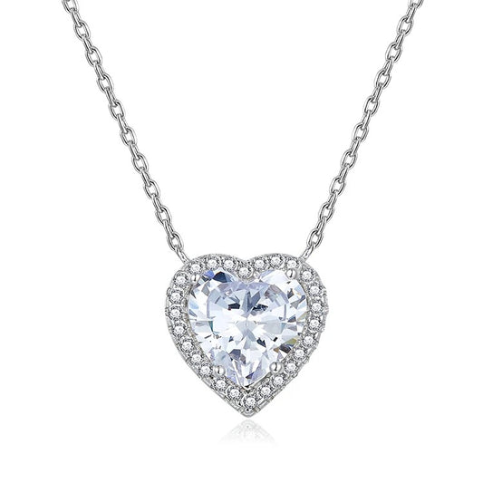 CZ Heart Necklace