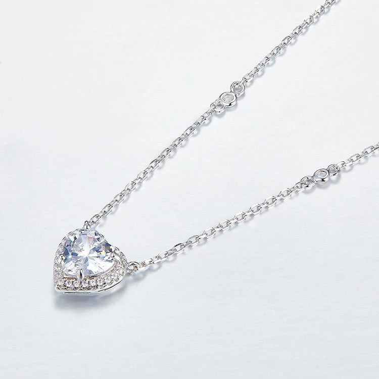 CZ Heart Necklace