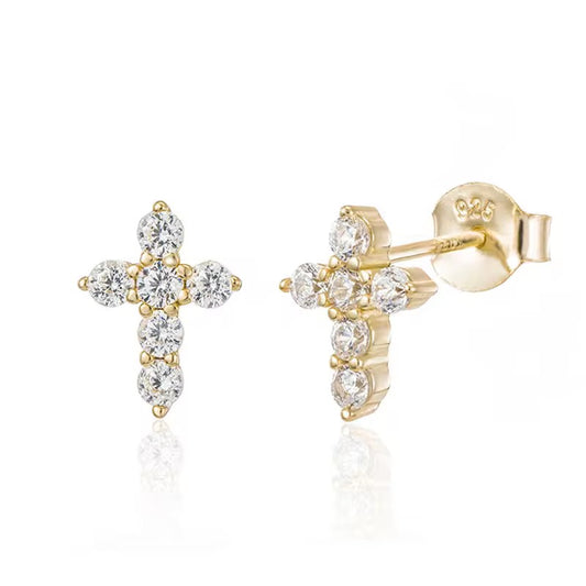 The Cross Studs CZ