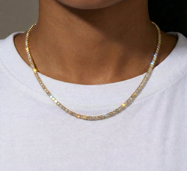 The 3MM Moissanite Tennis Chain