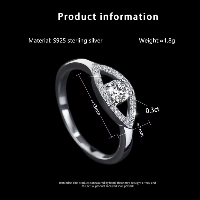 ✨Moissanite Evil Eye Ring